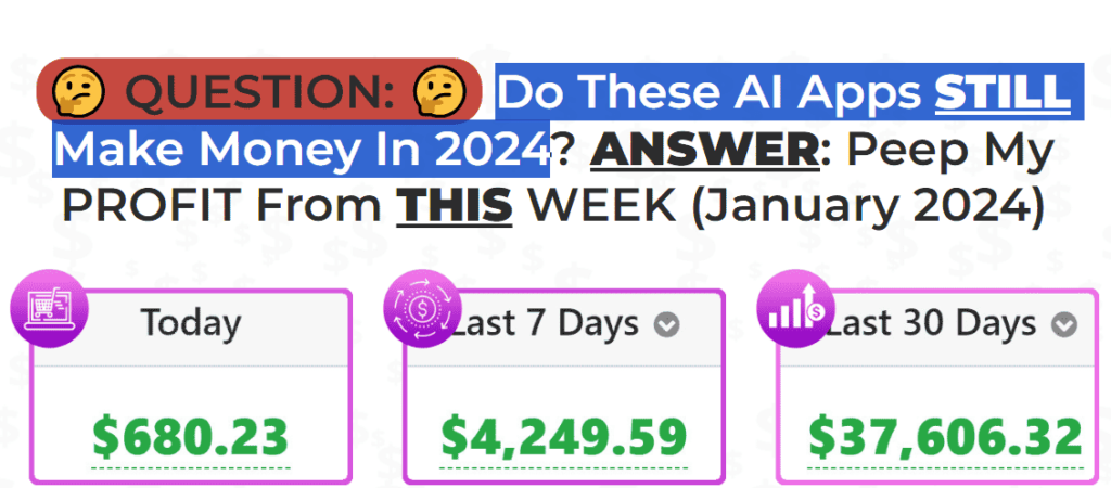 Do These AI Apps STILL Make Money In 2024?